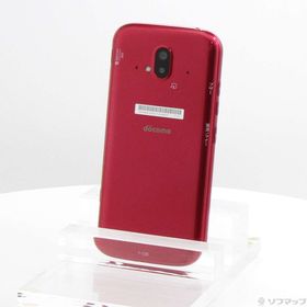 (中古)FCNT らくらくスマートフォン 64GB ピンク F-52B docomo SIMフリー(377-ud)