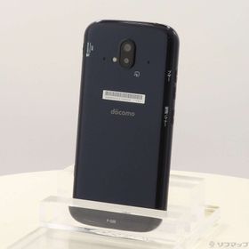 (中古)FCNT らくらくスマートフォン 64GB ネイビー F-52B docomo SIMフリー(349-ud)