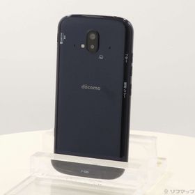 (中古)FCNT らくらくスマートフォン 64GB ネイビー F-52B docomo SIMフリー(269-ud)