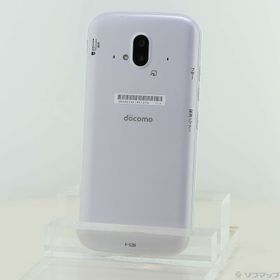 (中古)FCNT らくらくスマートフォン 64GB ホワイト F-52B docomo SIMフリー(196-ud)