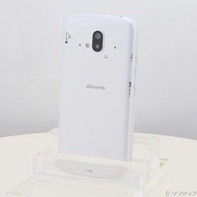 (中古)FCNT らくらくスマートフォン 64GB ホワイト F-52B docomo SIMフリー(349-ud)