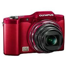【中古】OLYMPUS デジタルカメラ SZ-14 1400万画素 光学24倍ズーム 3Dフォト機能 レッド SZ-14 RED