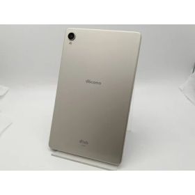 【中古】Lenovo docomo 【SIMロックあり】 dtab Compact d-42A ゴールド 【Snapdragon 665/4GB/64GB】【大須2】保証期間1ヶ月【ランクB】