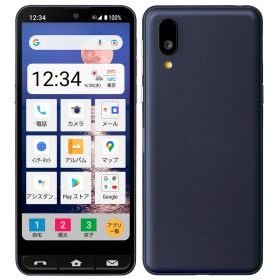 【中古】BASIO active 64GB シルバー レッド ネイビー au SIMフリー SHG09