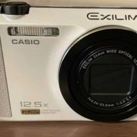 【中古】CASIO デジタルカメラ EXILIM EX-ZR200 ホワイト EX-ZR200WE