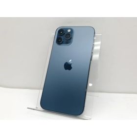 【中古】Apple SoftBank 【SIMロック解除済み】 iPhone 12 Pro Max 128GB パシフィックブルー MGCX3J/A【仙台イービーンズ】保証期間1ヶ月【ランクC】
