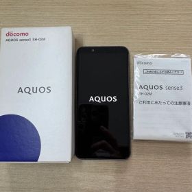 極美品/docomo AQUOS sense3 SH-02M 本体 SIMフリー