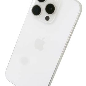 【Apple】アップル『iPhone15Pro / 6.1inch / 256GB / SIMロック解除済 ドコモ / ホワイトチタニウム』MTUD3J/A 2023年発売 スマートフォン 1週間保証【中古】