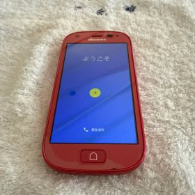 富士通docomo らくらくスマートフォン F-04J ピンク レッド
