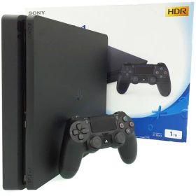 【SONY】ソニー『プレイステーション4 PS4 1TB ジェットブラック』CUH-2200BB01 ゲーム機本体 1週間保証【中古】