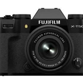【ポイント10倍】 富士フイルム デジタル一眼カメラ FUJIFILM X-T50 XC15-45mmレンズキット [ブラック] [タイプ：ミラーレス 画素数：4020万画素(有効画素) 撮像素子：APS-C 23.5mm×15.7mm CMOS5HR 重量：389 g] 【P10倍】
