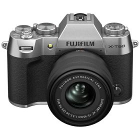 【長期保証付】富士フイルム FUJIFILM X-T50S シルバー XC15-45mmF3.5-5.6 OIS PZレンズキット ミラーレス一眼カメラ 日英2か国語モデル X-T50LK1545SJP XT50LK1545SJP
