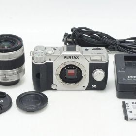 美品 PENTAX ペンタックス Q10 ズームレンズキット [標準ズーム 02 STANDARD ZOOM] ミラーレス一眼カメラ シルバー 260805a