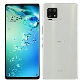 【中古】【安心保証】 AQUOS zero6 SHG04[128GB] au ホワイト