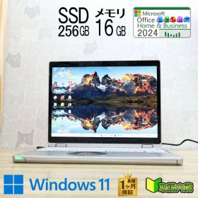 ★超美品 高性能i5 NVMeSSD256GB メモリ16GB★CF-QV1 Core i5-1145G7 Webカメラ LTE 12型 レッツノート 保証 Win11 Office2024★P98641