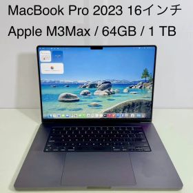MacBook Pro 16-inch 2023 / Apple M3 Max 64GB SSD1TB / 英字キーボード
