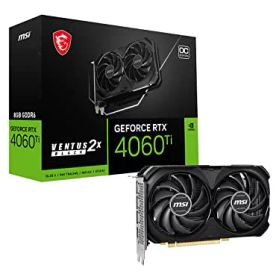 MSI GeForce RTX 4060 Ti VENTUS 2X BLACK 8G OC グラフィックスボード VD8517