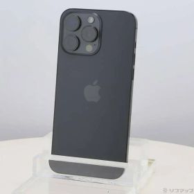 ソフマップ 〔中古品〕 iPhone15 Pro Max 256GB ブラックチタニウム MU6P3J／A SIMフリー【344】