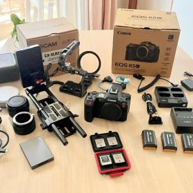 Canon EOS R5C ボディ＋TASCAM CA-XLR2d-C＋おまけ