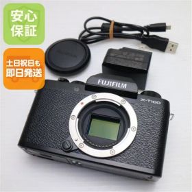 新品同様 FUJIFILM X-T100 ブラック FUJIFILM 土日祝発送OK