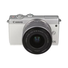 Canon EOS M100 ホワイト EF-M15-45 IS STM KIT 【B】