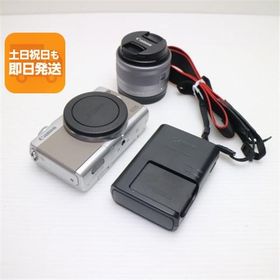 新品同様 EOS M100 EF-M15-45 IS STM レンズキット グレー 即日発送 Canon ミラーレス一眼カメラ デジタルカメラ あすつく 土日祝発送OK