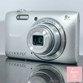Nikon COOLPIX S3600 シルバー コンデジ デジカメ 中古カメラ 動作確認済み 光学8倍ズーム 広角25mm レトロデジカメ 平成レトロ