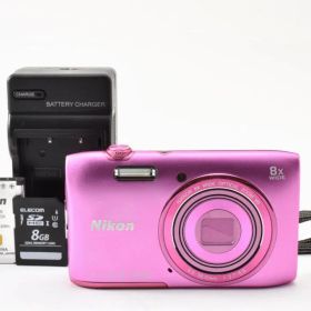 超美品 ニコン COOLPIX S3600 コンパクトデジタルカメラ ピンク