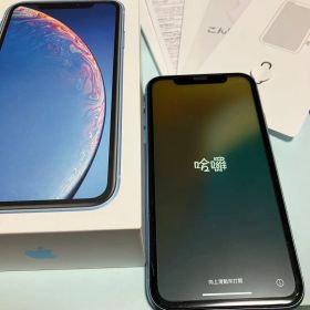 iPhone XR 64GB ブルー SIMフリー リンゴループ ジャンク
