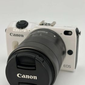 美品 Canon EOS M2 ホワイト EF-M 18-55mm IS STM レンズキット