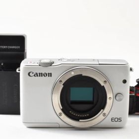 超美品 キヤノン EOS M10 ミラーレスデジタルカメラボディ ホワイト