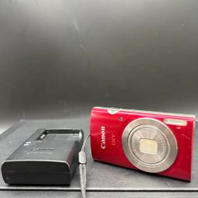 Canon IXY 180 レッド デジタルカメラ 動作品 充電器付き