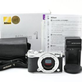 超美品 ニコン 1 J5 ミラーレスデジタルカメラボディ ホワイト Nikon