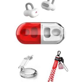 水月雨 Moondrop Pill セット オープンイヤー型ワイヤレスイヤホン イヤーカフ イヤホン Bluetooth 6.0 IPX4防水