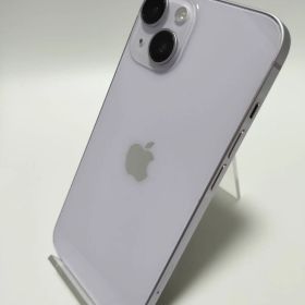 iPhone14 256GB 新品バッテリー100％ SIMフリー 整備保証付き 本体 中古 パープル 目立った傷や汚れなし