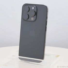 ソフマップ 〔中古品〕 iPhone15 Pro 128GB ブラックチタニウム MTU73J／A SIMフリー【377】
