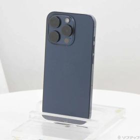 ソフマップ 〔中古品〕 iPhone15 Pro 128GB ブルーチタニウム MTUA3J／A SIMフリー【276】