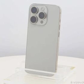 ソフマップ 〔中古品〕 iPhone15 Pro 256GB ナチュラルチタニウム MTUF3J／A SIMフリー【352】
