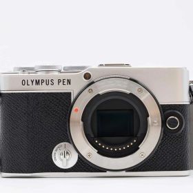 オリンパス Olympus Pen E-P7 20.3MP Digital Camera Body Silver 1086 Shots [新品同様] #Z6893A