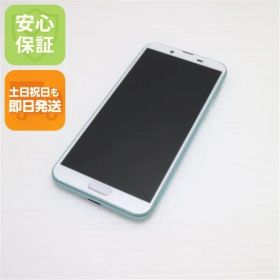 美品 AQUOS sense2 かんたん ミントグリーン スマホ 本体 白ロム 土日祝発送OK