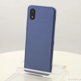 【中古】ワイモバイル かんたんスマホ4 128GB ネイビー A402ZT Y!mobile SIMフリー 【377-ud】