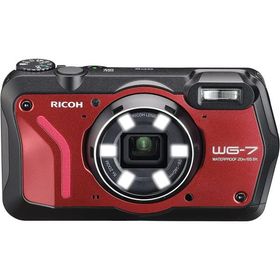 RICOH WG-7 レッド 本格アウトドアカメラ 2000万画素 広角28mm 光学5倍ズーム
