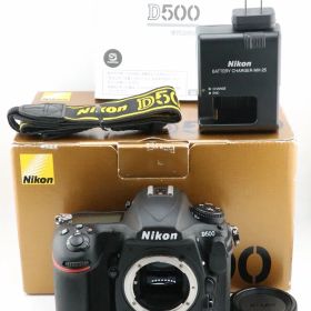 ★極上美品★ショット数：17,483回★ニコン NIKON D500 ボディ 元箱・充電器付★ I0893＃5616