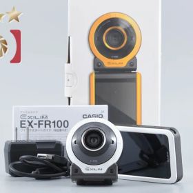 【中古】Casio カシオ EXILIM EX-FR100 ホワイト コンパクトデジタルカメラ 元箱付き