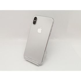 【中古】Apple au 【SIMロック解除済み】 iPhone XS 64GB シルバー MTAX2J/A【津田沼】保証期間１ヶ月【ランクC】