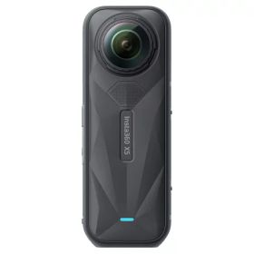 【ポイント10倍】 Insta360 ビデオカメラ Insta360 X5 エッセンシャルキット [ブラック] [タイプ：アクションカメラ 画質：8K 撮影時間：208 分 本体重量：200 g 撮像素子：1/1.28型] 【P10倍】