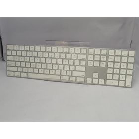 【中古】Apple Magic Keyboard（2017/テンキー付き/A1843） - 日本語（JIS） シルバー MQ052J/A【川越クレアモール】保証期間１週間