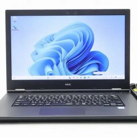 NEC VKT16/X-5 PC-VKT16XZG5 Core i5-8265U 1.6GHz 8GB 256GB DVD+-RW 15.6インチ非光沢 FWXGA 1366x768 Windows11 Pro 64bit 中古