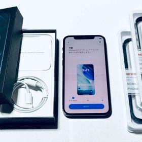 iPhone 12pro 128GB パシフィックブルー simフリー ケース付