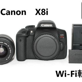 Canon EOS Kiss X8i 一眼レフ レンズ セット デジカメ カメラ WiFi転送 動作確認済み